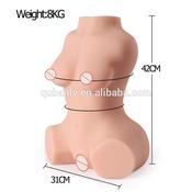 Sex doll male masturbation pocket pussy 3D super love doll torso and metal skeleton big ass doll and tight vagina soft ass adult produced by AUTOMATICWOMAN